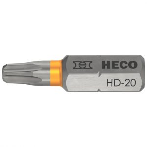 Heco-Drive Schroefbit Torx T-20 Oranje van Heco te koop bij Schroef.nl. Art.nr: 69437