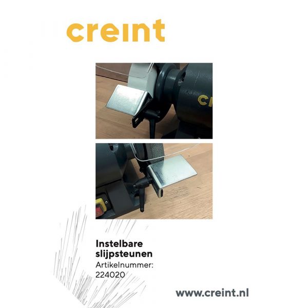 Creint Universele Instelbare Slijpsteunen Voor Gp van Creint te koop bij Schroef.nl. Art.nr: 71069